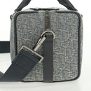 Christian Dior Trotter Canvas Rango 26 Hand Bag 2way Gray Silver Auth BA9637SM-3