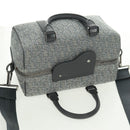Christian Dior Trotter Canvas Rango 26 Hand Bag 2way Gray Silver Auth BA9637SM-6