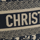 Christian Dior Trotter Canvas Book Tote Large Tote Bag Navy Auth BA9638SAM-17