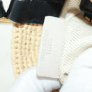 LOEWE Pochette bag Anagram Shoulder Bag Raffia Beige Gold Auth BA9640V-20