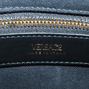 VERSACE Hand Bag Canvas 2way Black Gold Auth BA9642SAM-20