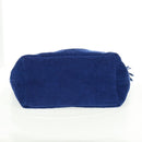 CHANEL Decacoco Beach Bag Hand Bag Pile Blue CC Auth BA9644SAV-5