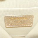 CHANEL Matelasse Air Pods Case 2024 Year Gift Lamb Skin Gold CC Auth BA9648SM-14