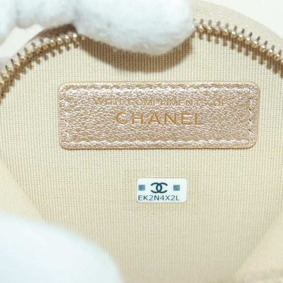 CHANEL Matelasse Air Pods Etui 2024 Jahresgeschenk Lammleder Gold CC Auth BA9648SM