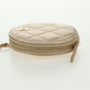 CHANEL Matelasse Air Pods Case 2024 Year Gift Lamb Skin Gold CC Auth BA9648SM-4