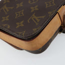 LOUIS VUITTON Monogram Cartouchiere PM Shoulder Bag M51254 LV Auth BA9656-13