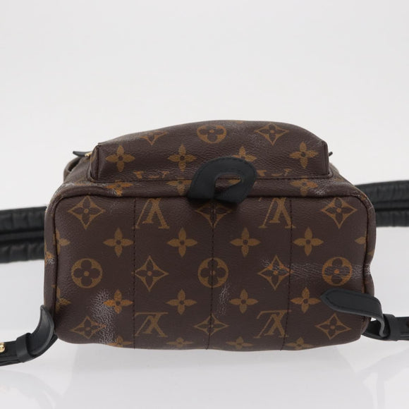 LOUIS VUITTON Monogram Palm Springs PM Backpack M44871 LV Auth BA9660
