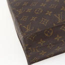 LOUIS VUITTON Monogram Sac Plat Handtas M51140 LV Auth BA9661-14
