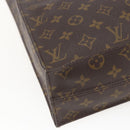 LOUIS VUITTON Monogram Sac Plat Handtas M51140 LV Auth BA9661-16