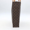 LOUIS VUITTON Monogram Sac Plat Handtas M51140 LV Auth BA9661-3