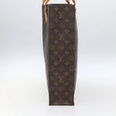 LOUIS VUITTON Monogram Sac Plat Handtas M51140 LV Auth BA9661-4