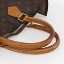 LOUIS VUITTON Monogram Sac Plat Handtas M51140 LV Auth BA9661-7