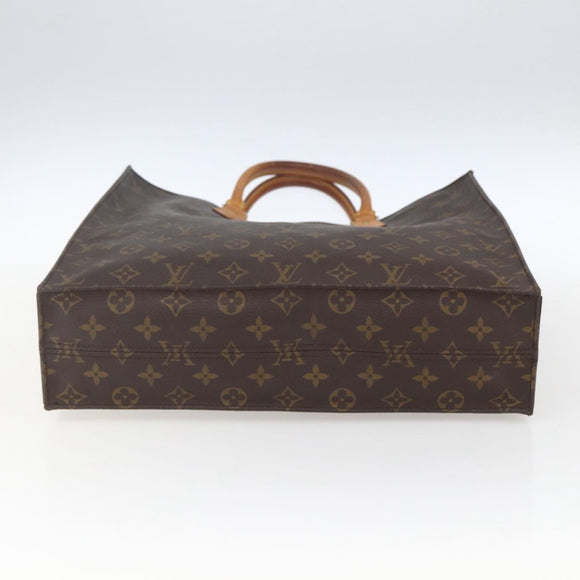 LOUIS VUITTON Monogram Sac Plat Handtas M51140 LV Auth BA9661