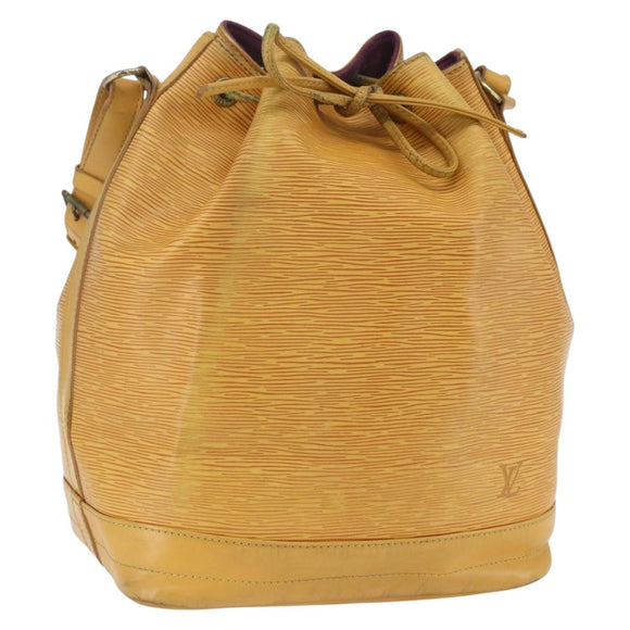 LOUIS VUITTON Epi Noe Shoulder Bag Tassili Yellow M44009 LV Auth BA9664