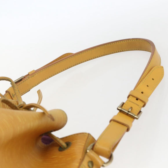 LOUIS VUITTON Epi Noe Shoulder Bag Tassili Yellow M44009 LV Auth BA9664