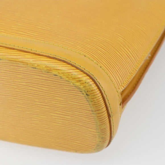 LOUIS VUITTON Epi Lussac Shoulder Bag Yellow M52289 LV Auth BA9665