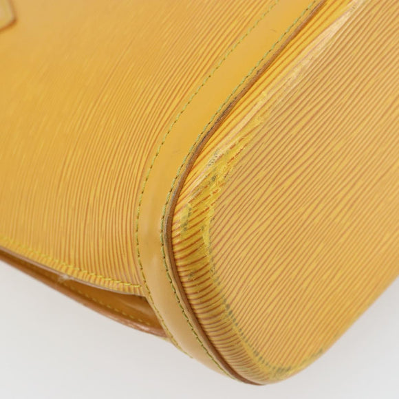 LOUIS VUITTON Epi Lussac Shoulder Bag Yellow M52289 LV Auth BA9665