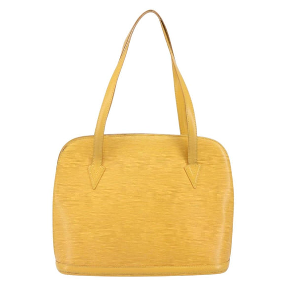 LOUIS VUITTON Epi Lussac Shoulder Bag Yellow M52289 LV Auth BA9665