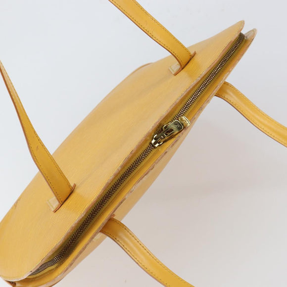 LOUIS VUITTON Epi Lussac Shoulder Bag Yellow M52289 LV Auth BA9665