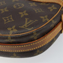 LOUIS VUITTON Monogram Jeune Fille PM Shoulder Bag M51227 LV Auth BA9669-16
