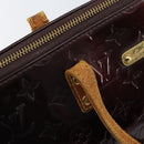 LOUIS VUITTON Monogram Vernis Bellevue PM Hand Bag Amarante M93585 Auth BA9673-10