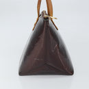 LOUIS VUITTON Monogram Vernis Bellevue PM Hand Bag Amarante M93585 Auth BA9673-4