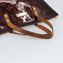 LOUIS VUITTON Monogram Vernis Bellevue PM Hand Bag Amarante M93585 Auth BA9673-7