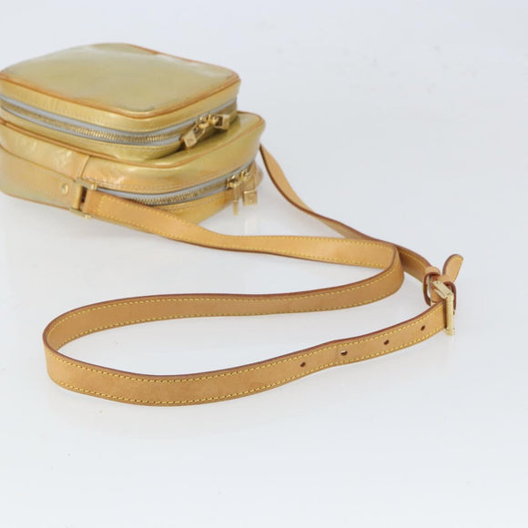 LOUIS VUITTON Monogram Vernis Wooster Shoulder Bag Gris M91036 LV Auth BA9674