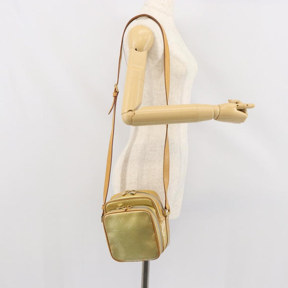 LOUIS VUITTON Monogram Vernis Wooster Shoulder Bag Gris M91036 LV Auth BA9674