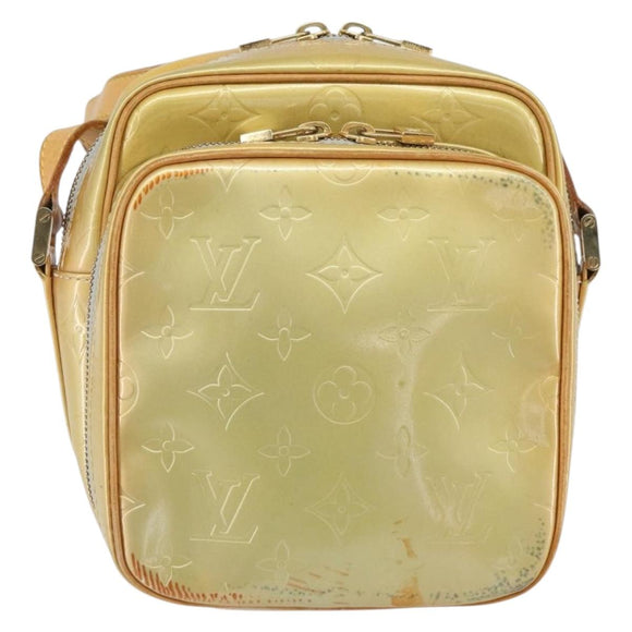 LOUIS VUITTON Monogram Vernis Wooster Shoulder Bag Gris M91036 LV Auth BA9674