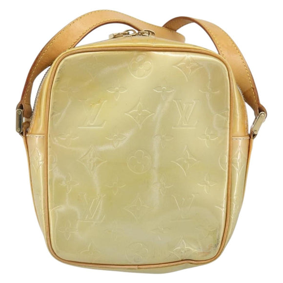 LOUIS VUITTON Monogram Vernis Wooster Shoulder Bag Gris M91036 LV Auth BA9674