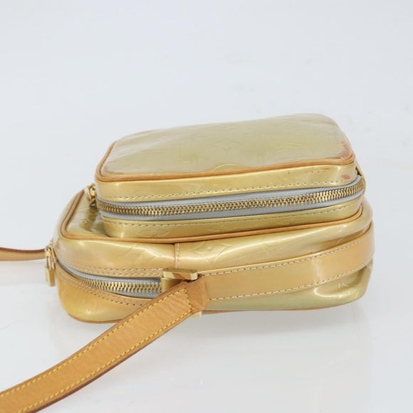 LOUIS VUITTON Monogram Vernis Wooster Shoulder Bag Gris M91036 LV Auth BA9674