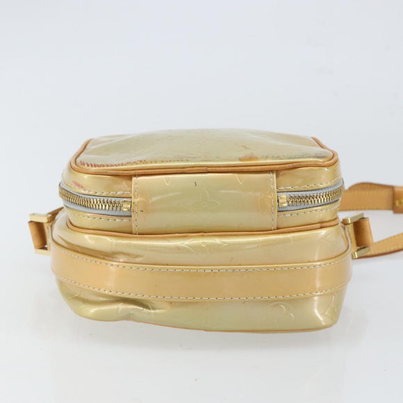 LOUIS VUITTON Monogram Vernis Wooster Shoulder Bag Gris M91036 LV Auth BA9674