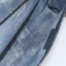 GUCCI GG Supreme Sherry Line Clutch Bag PVC Navy Gold 41 014 3087 Auth BA9677-10