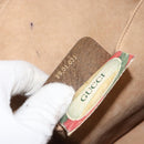 GUCCI GG Supreme Web Sherry Line Clutch Bag PVC Beige Gold 89 01 031 Auth BA9678-12
