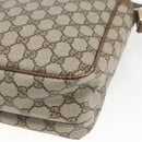 GUCCI GG Supreme Shoulder Bag PVC Beige Gold 49 003 5101 Auth BA9680-15