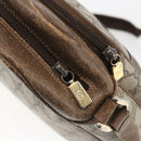 GUCCI GG Supreme Shoulder Bag PVC Beige Gold 49 003 5101 Auth BA9680-10