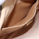 GUCCI GG Supreme Shoulder Bag PVC Beige Gold 49 003 5101 Auth BA9680-21