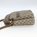 GUCCI GG Supreme Shoulder Bag PVC Beige Gold 49 003 5101 Auth BA9680-3