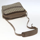GUCCI GG Supreme Shoulder Bag PVC Beige Gold 49 003 5101 Auth BA9680-7