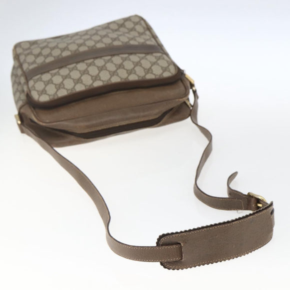 GUCCI GG Supreme Shoulder Bag PVC Beige Gold 49 003 5101 Auth BA9680