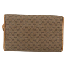 GUCCI Micro GG Supreme Shoulder Bag PVC Beige Gold 004 89 1041 Auth BA9682 - 0