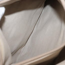 Salvatore Ferragamo Vala Tote Bag Leather Beige Auth BA9685-25