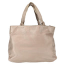 Salvatore Ferragamo Vala Tote Bag Leather Beige Auth BA9685-3