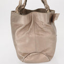 Salvatore Ferragamo Vala Tote Bag Leather Beige Auth BA9685-5
