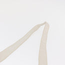 CHANEL Matelasse Shoulder Bag Lamb Skin White Gold CC Auth BA9689-8