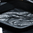 BALLY Quilted Hand Bag Leather Black Auth BA969-17