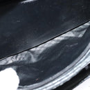 BALLY Quilted Hand Bag Leather Black Auth BA969-20