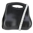 CHANEL Hip Bag Shoulder Bag Leather 2way Black CC Auth BA9692-1