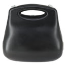 CHANEL Hip Bag Shoulder Bag Leather 2way Black CC Auth BA9692-2